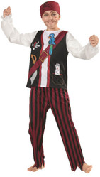 Страшные костюмы - Детский костюм храброго пирата