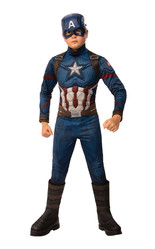 Супергерои - Детский костюм Капитана Америка делюкс
