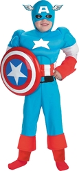 Супергерои и комиксы - Детский костюм Капитана Америки Marvel