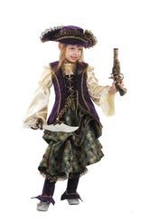 Пираты - Детский костюм капитанши пиратов