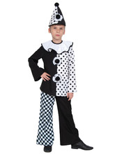 Сказочные герои - Детский костюм клоуна Пьеро