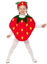 Овощи и фрукты - Детский костюм Клубники