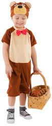 Животные и зверушки - Детский костюм коричневого Медведя