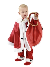 Цари и короли - Детский костюм Короля красный