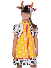 Костюмы для девочек - Детский костюм Коровки Буренки