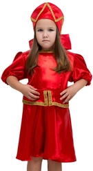 Русские народные - Детский костюм Красная Кадриль плясовой