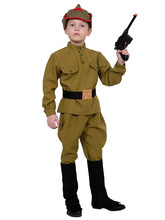 Праздничные костюмы - Детский костюм красноармейца с маузером
