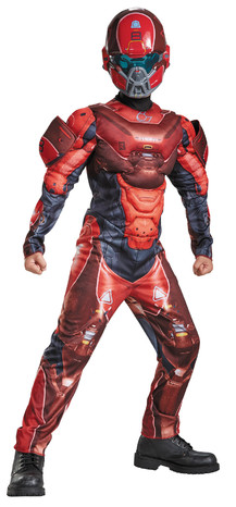 Детский костюм Красного Спартанца Хало