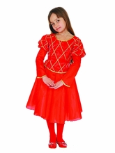 Принцессы и принцы - Детский костюм Красной Принцессы