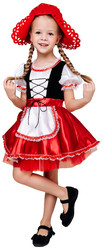 Костюмы для девочек - Детский костюм Красной Шапочки из