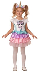 Костюмы для девочек - Детский костюм Куклы Единорожки ЛОЛ