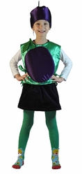Овощи и фрукты - Детский костюм Лиловой Сливы