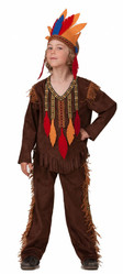 Национальные костюмы - Детский костюм Мальчика индейца