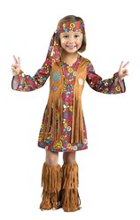 Ретро-костюмы 60-х годов - Детский костюм маленькой хиппи