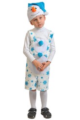 Праздничные костюмы - Детский костюм милого снеговичка