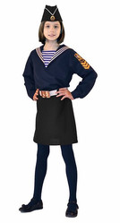 Пиратки - Детский костюм морячки с пилоткой