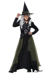 Ведьмы и Колдуньи - Детский костюм Мрачной Ведьмы