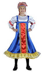 Русские народные костюмы - Детский костюм нарядной Аленушки