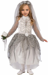 Страшные костюмы - Детский костюм Невесты на Хэллоуин