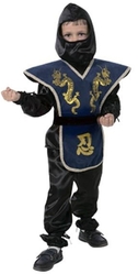 Костюмы для мальчиков - Детский костюм ниндзя синий