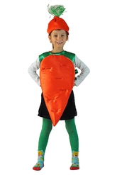 Фрукты и ягоды - Детский костюм Оранжевой Морковки