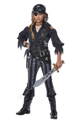 День подражания пиратам - Детский костюм Пиратки Бунтарки