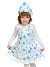 Костюмы на Новый год - Детский костюм плюшевой Снежинки
