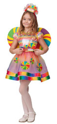 Мультфильмы - Детский костюм разноцветной Конфетки