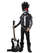 Страшные костюмы - Детский костюм рокера скелета