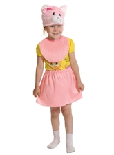 Животные и зверушки - Детский костюм Розового Котенка