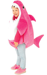 Животные и зверушки - Детский костюм розовой акулы