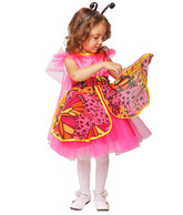 Бабочки - Детский костюм розовой Бабочки