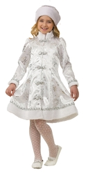 Снегурочки - Детский костюм Серебристой Снегурочки