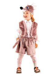 Животные и зверушки - Детский костюм серенького мышонка