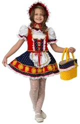Костюмы для девочек - Детский костюм сказочной Красной Шапочки