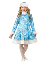 Снегурочки - Детский костюм Сказочной Снегурочки