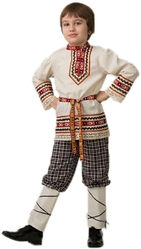 Национальные костюмы - Детский костюм славянского мальчика