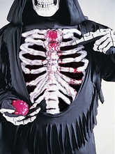 Страшные костюмы - Детский костюм Смерти с кровью