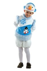 Праздничные костюмы - Детский костюм Снеговичка