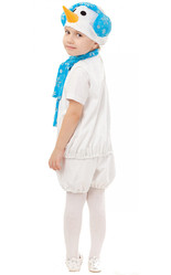 Праздничные костюмы - Детский костюм Снеговика с шарфом