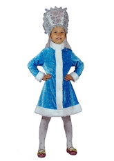 Дед Мороз и Снегурочка - Детский костюм Снегурочки Королевны