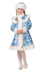 Снегурочки и Снежинки - Детский костюм Снегурочки в шубке