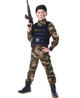 Военные и летчики - Детский костюм солдата спецназа