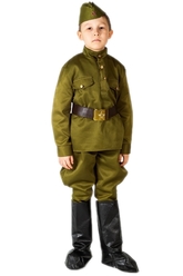 9 мая - Детский костюм Солдата в галифе Люкс