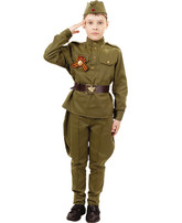 Военные и летчики - Детский костюм Солдата ВОВ
