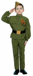 Детские костюмы - Детский костюм солдатика в брюках
