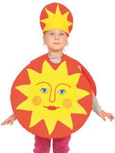 Костюмы для девочек - Детский костюм Солнышка красного