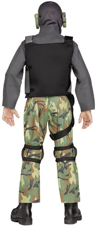 Детский костюм Спецназовца с черепом