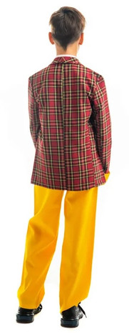 Детский костюм стиляги с красным пиджаком