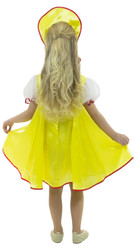 Для танцев - Детский костюм Царевны в желтом